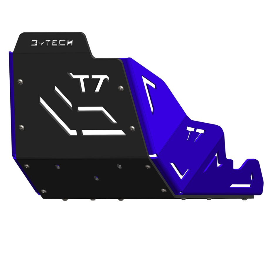 Image 1 - Black painted aluminum sump guard and side panels for Yamaha