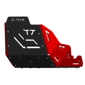 Thumbnail 1 - Black painted aluminum sump guard and side panels for Yamaha