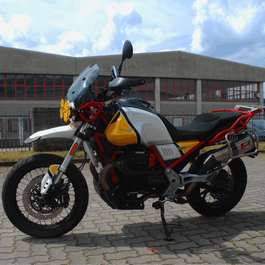 Image 4 - Protezione motore coppia fianchetti laterali per Moto Guzzi